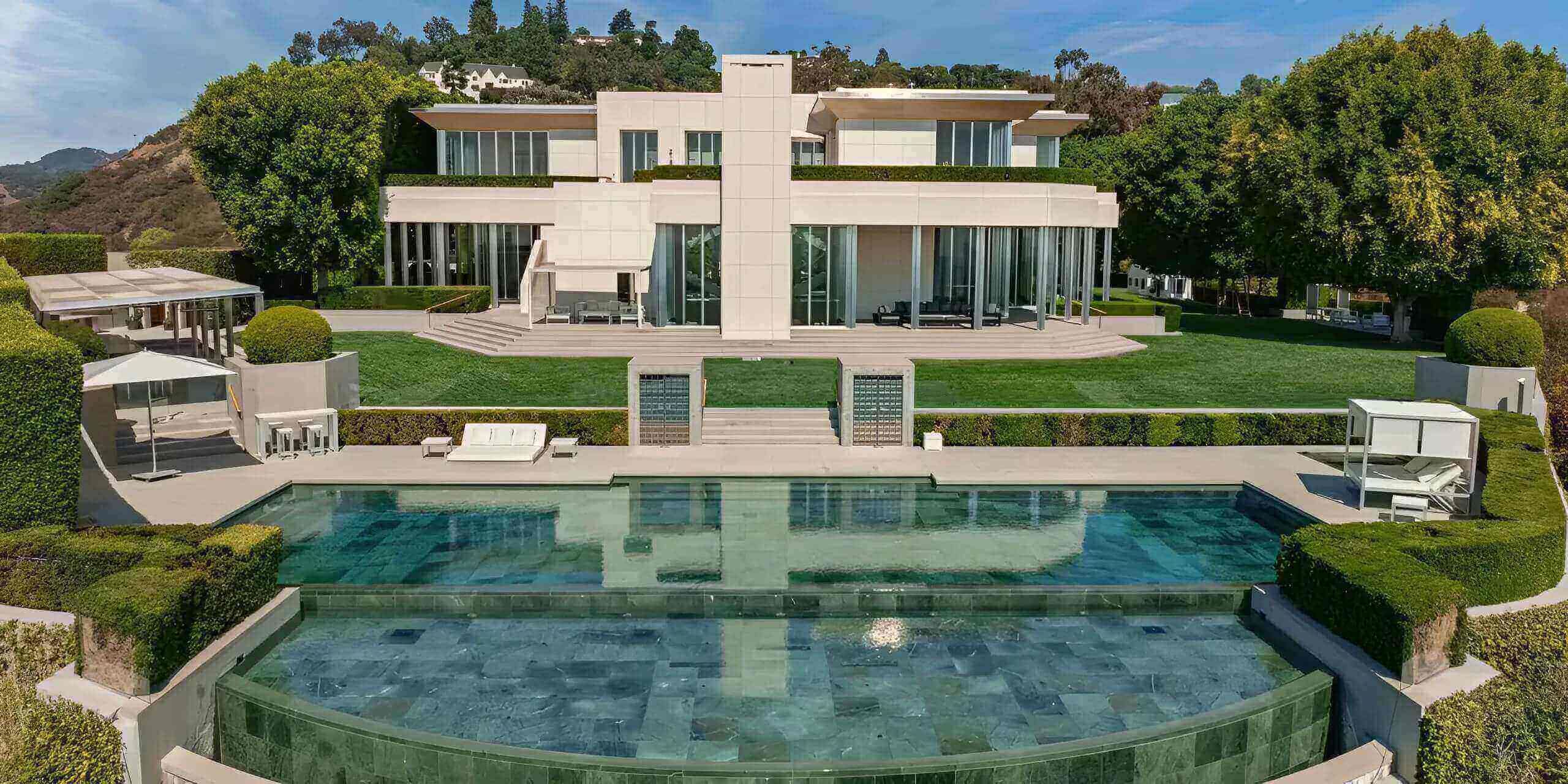 Luxury home design showcased in a celebrity Beverly Hills mansion