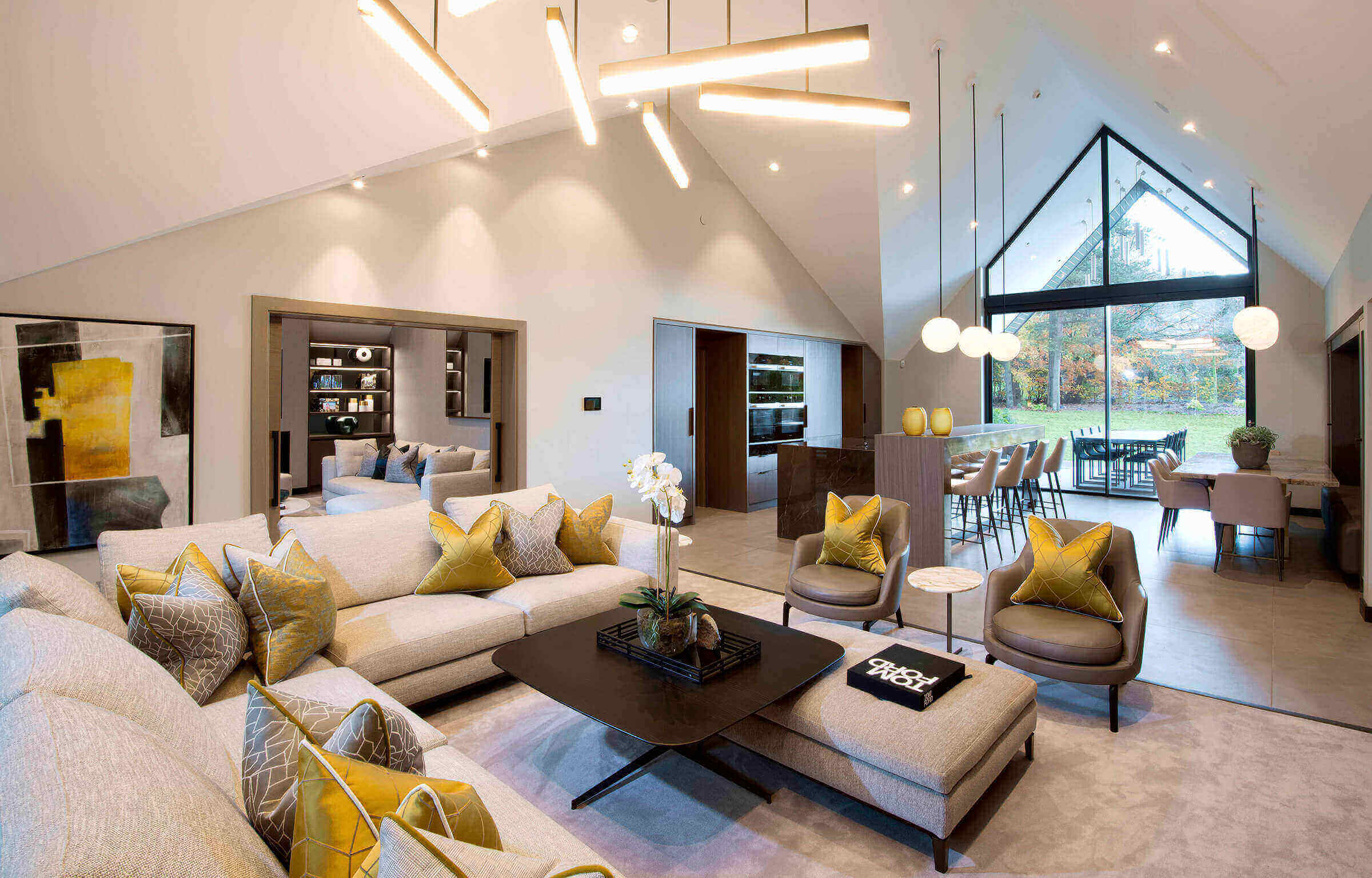 Luxury home design featuring smart home technology